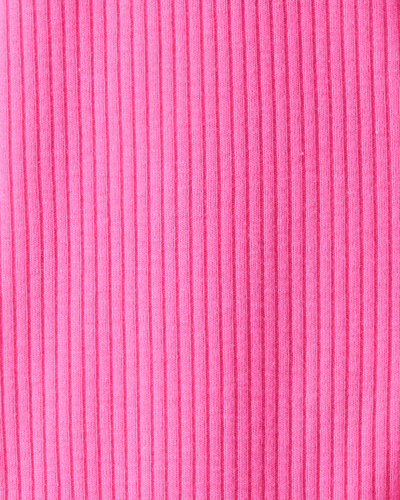 Baby Girl Cotton Long-Sleeve Snug Fit Sleeper - Pink, image 4 of 5 slides