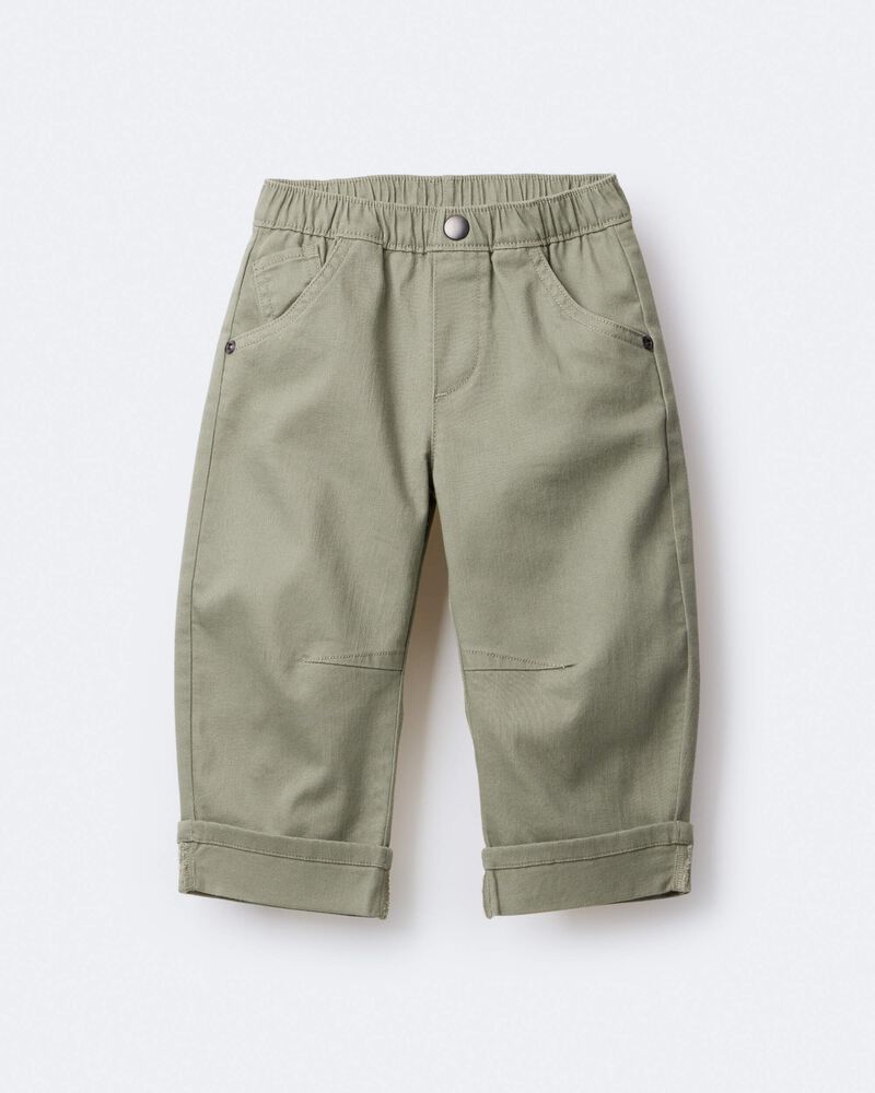 Toddler Girl Bailey Barrel Pant - Olive, image 5 of 8 slides