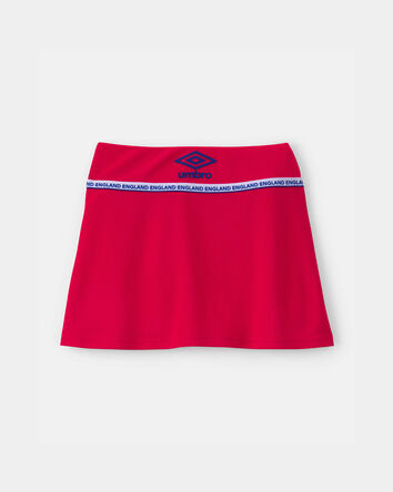 Girls Umbro England Active Skort - Red, 