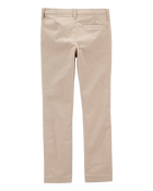 Gar&ccedil;ons - Pantalon chino ajust&eacute; en tissu extensible - Kaki, image 2 sur 3 diapositives
