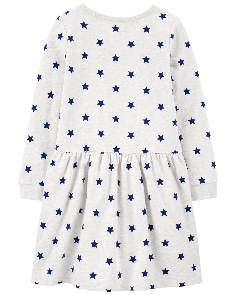 Long-Sleeve Cotton Dress, image 2 of 3 slides