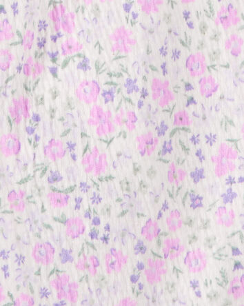 Baby 2-Piece Floral Jumpsuit & Headwrap, 