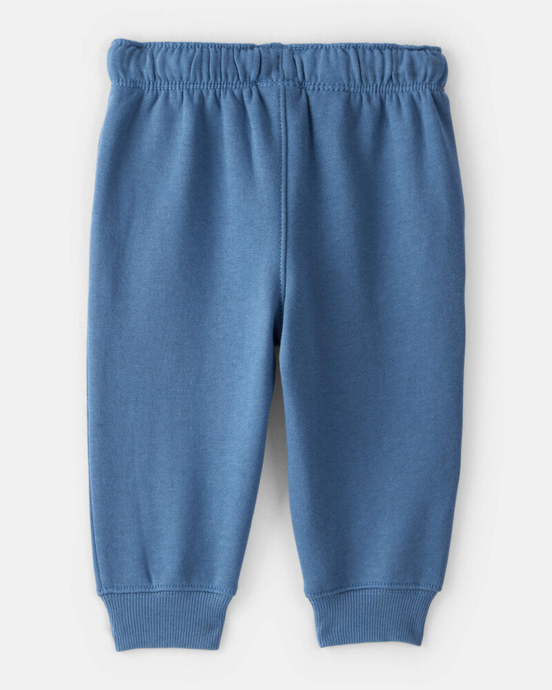 Baby Boy DayDream Fleece Joggers - Blue, image 2 of 4 slides