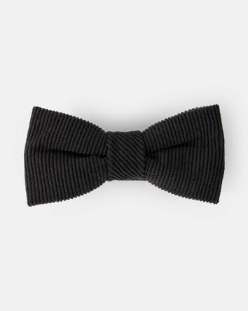 Boys Corduroy Bowtie - Black, 