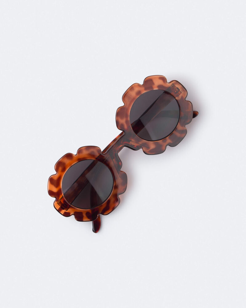 Toddler Girl Scalloped Tortoise Sunglasses, image 1 of 5 slides