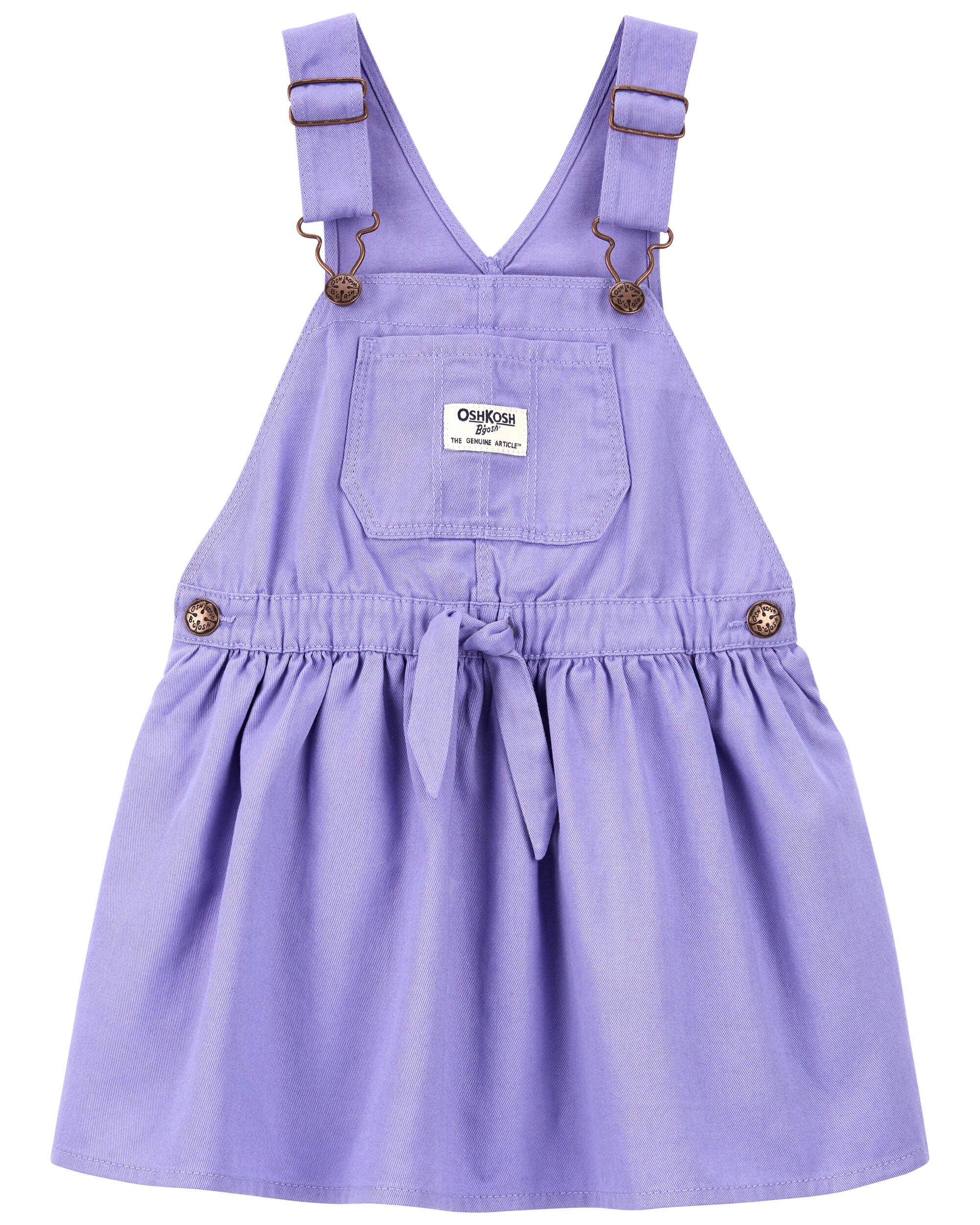 Baby Girls Baby Tie Front Jumper Dress 24M OshKosh Bgosh