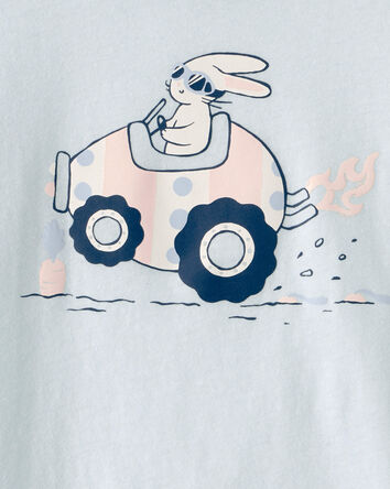 Toddler Easter Bunny Graphic Tee - Blue, 