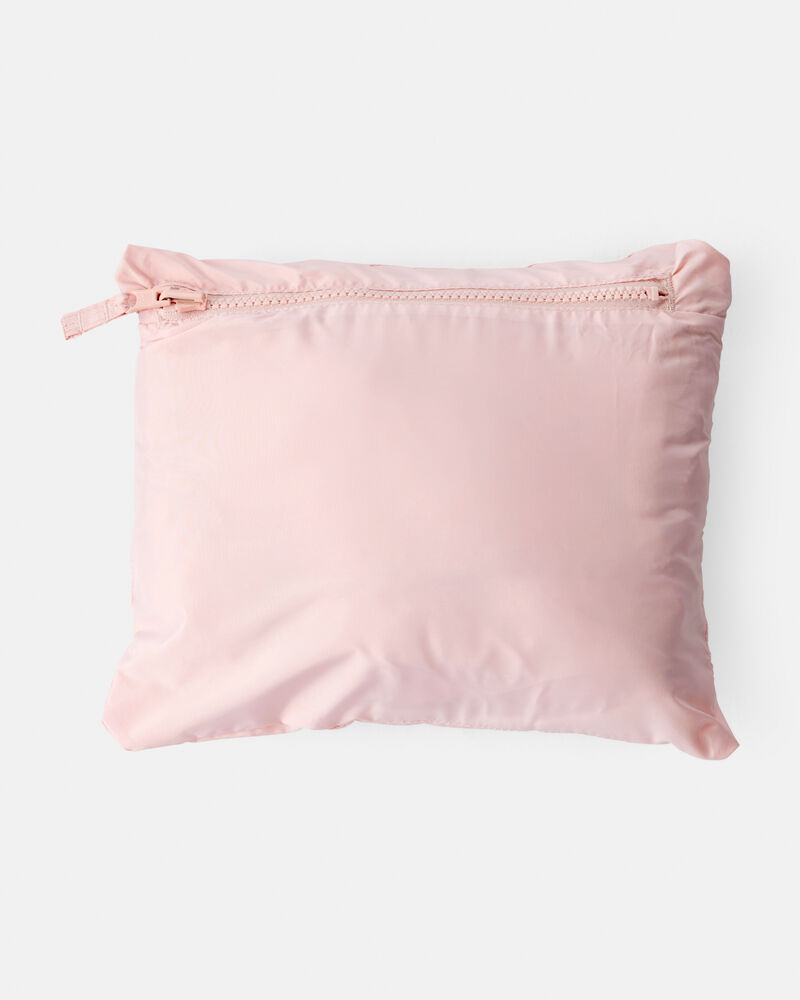 Baby Hooded Puffer Jacket - Pink, image 3 of 4 slides