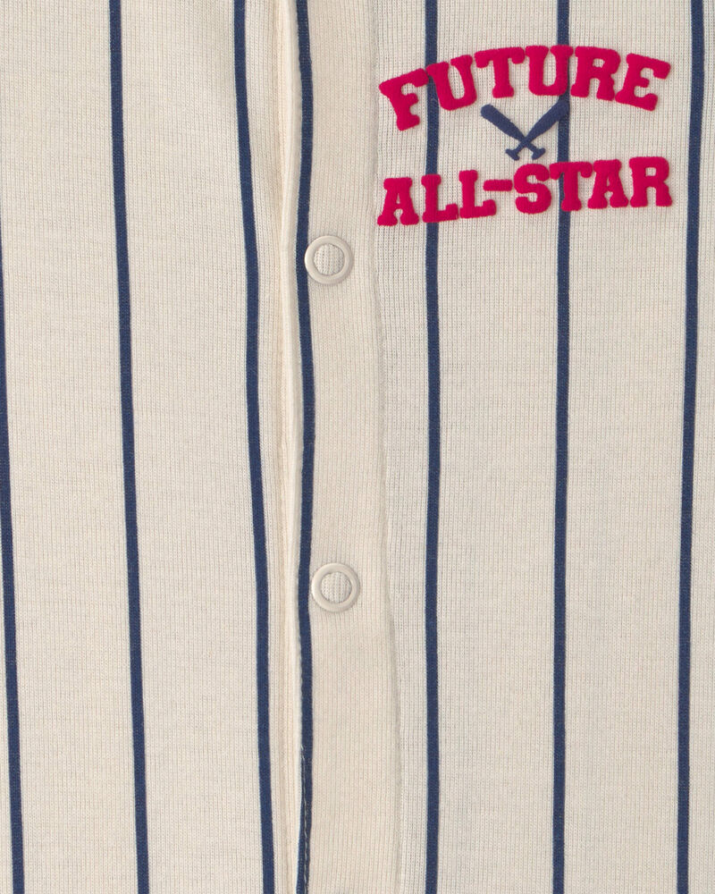 Baby Boy 'Future All-Star' Baseball Romper, image 3 of 4 slides