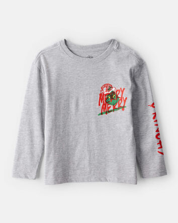 Boys Dr. Seuss&trade; The Grinch Long-Sleeve Graphic Tee - Grey, 