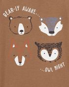 Baby 4-Piece Woodland Creatures Pyjamas, image 2 of 4 slides