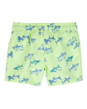 Toddler Shark Swim Trunks, 