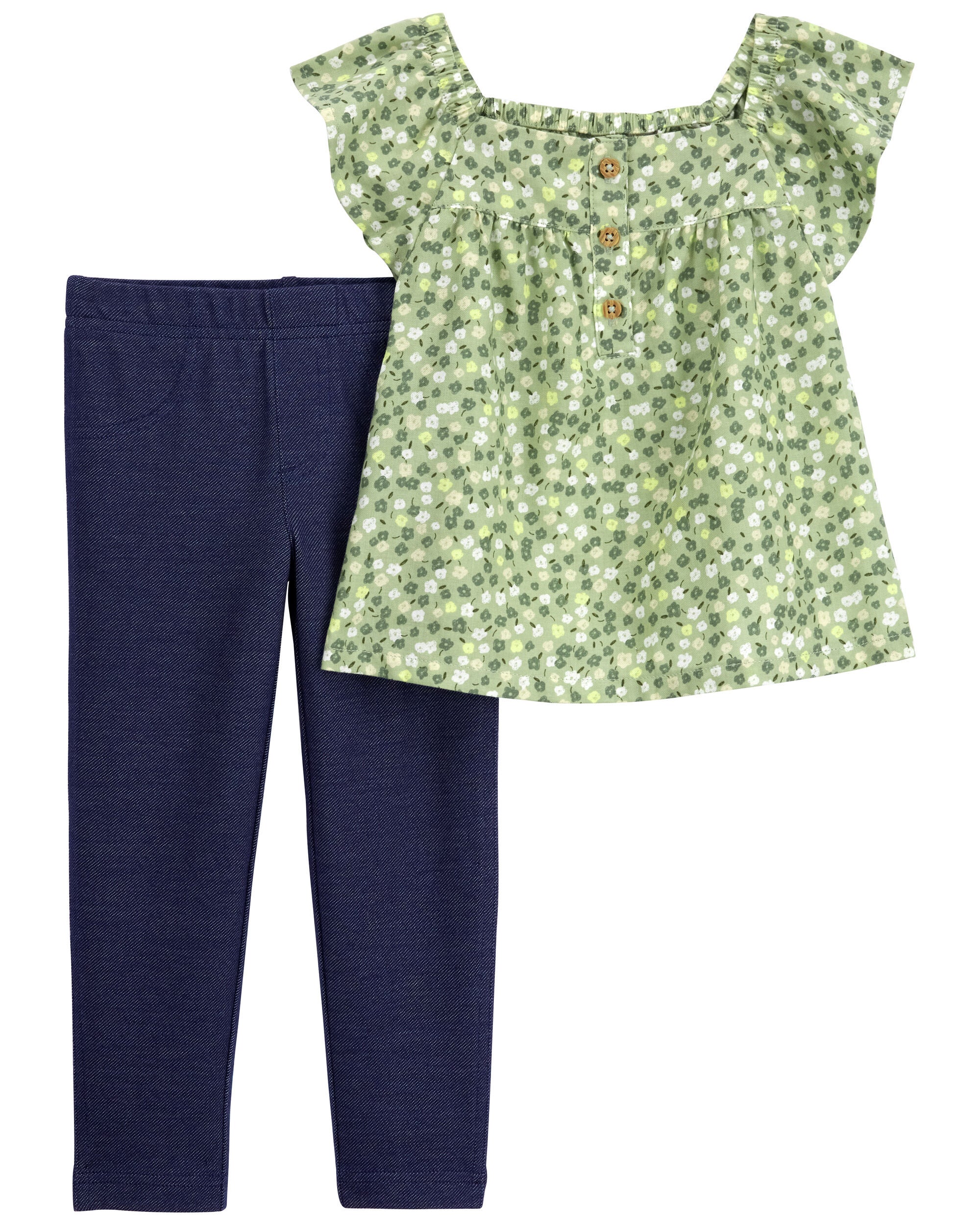 Multi 2 Piece Top and Leggings Set Carter s Oshkosh Canada