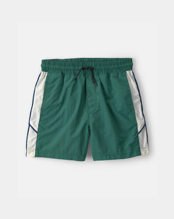 Boys Colorblock Active Shorts - Green, 