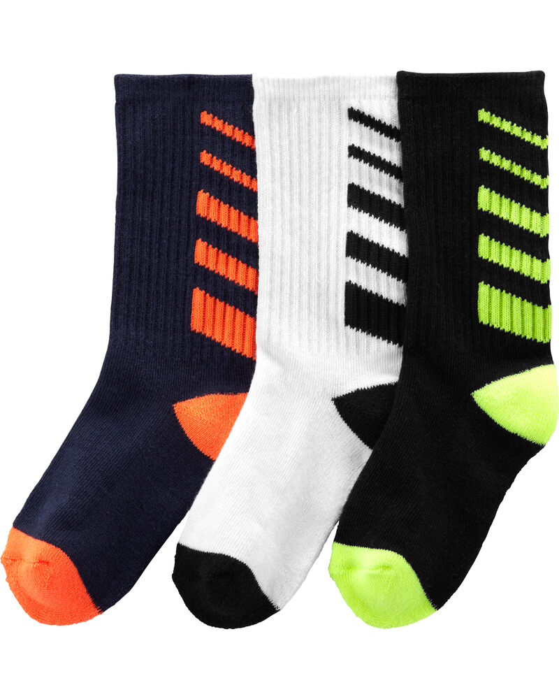 3-Pack Athletic Crew Socks, image 1 sur 1 diapositives