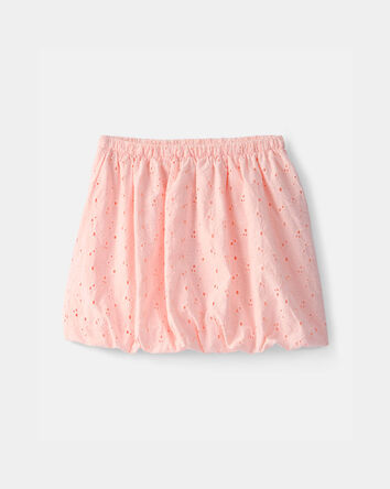 Girls Eyelet Skirt - Pink, 