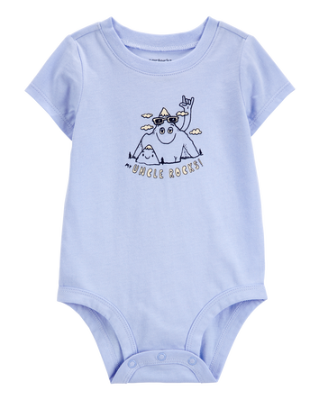 Baby Uncle Rocks Short-Sleeve Bodysuit, 