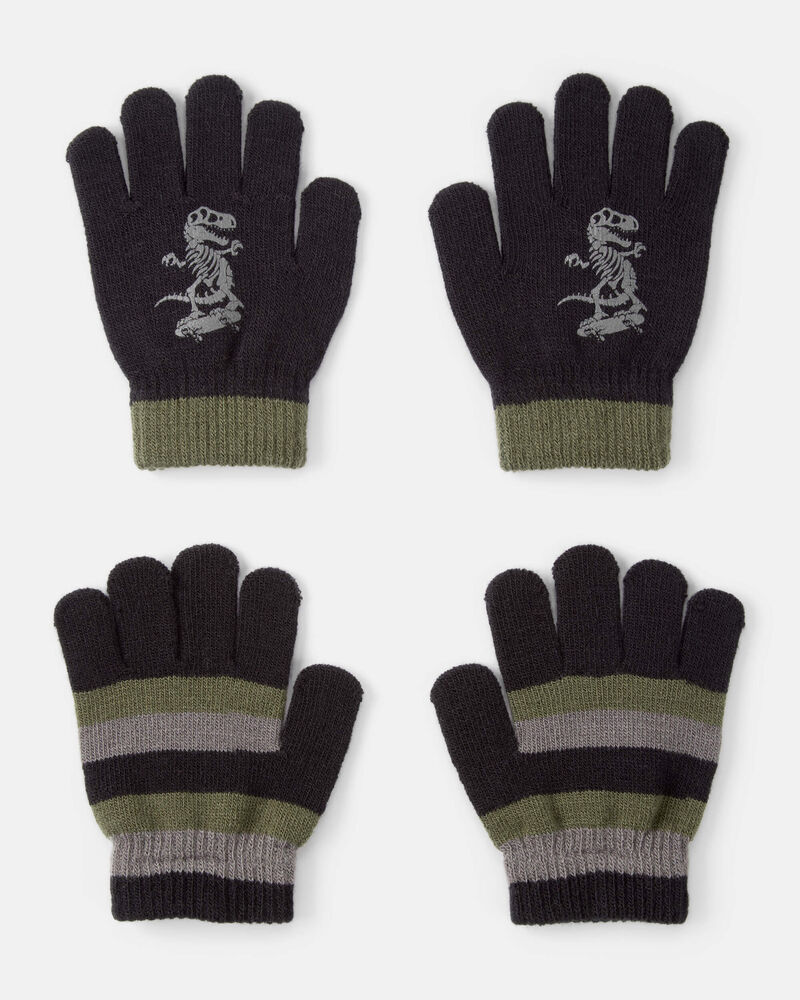 Girls KOMBI 2-Pack Knit Gloves, image 1 of 1 slides