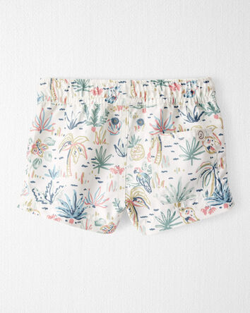 Bébé Short maillot de bain à motifs tropicaux en matériaux recyclés, 
