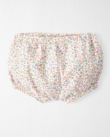 Baby 2-Piece Organic Cotton Rib Floral-Print Set, 