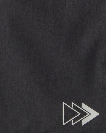 Garçons - Veste coupe-vent active - Noir, 