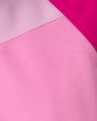 Toddler Girl Midweight Fleece Lined Jacket- Fushia , image 3 of 3 slides