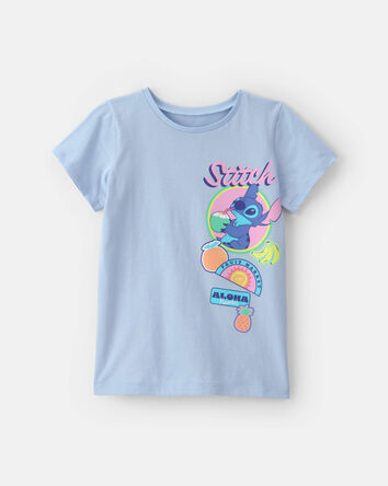Girls Disney&copy; Lilo & Stitch Graphic Tee - Blue, 