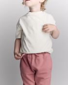 Toddler Neutral Short-Sleeve Relaxed Graphic Tee - Cream, image 5 of 6 slides