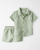 Toddler 2-Piece Organic Cotton Gauze Set, image 2 of 6 slides