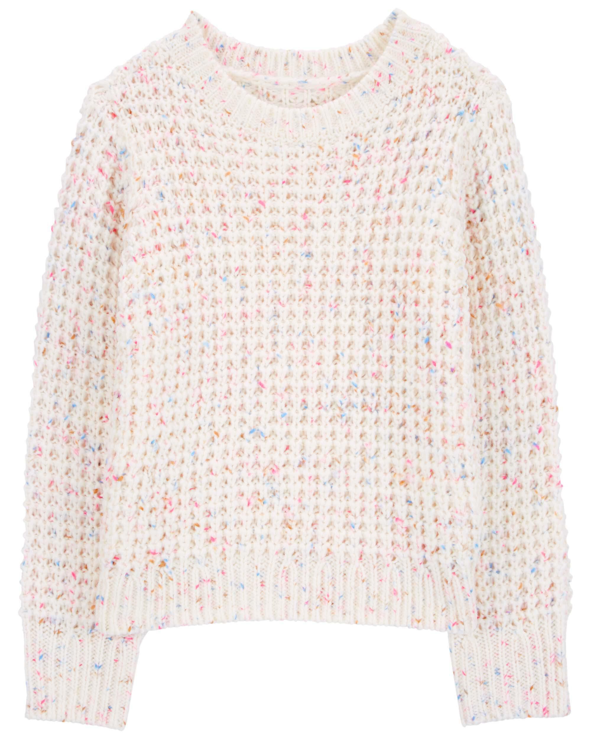 Cream confetti sweater 2025