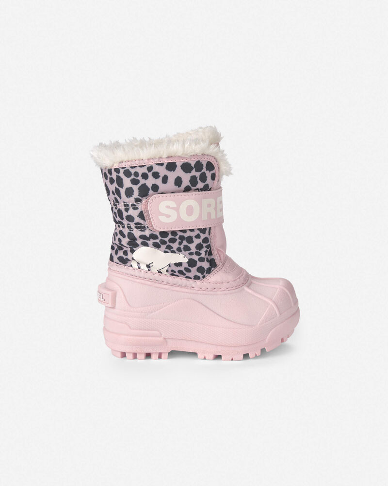 Filles - Bottes d'hiver Snow Commander&trade; SOREL - Rose, image 3 sur 3 diapositives