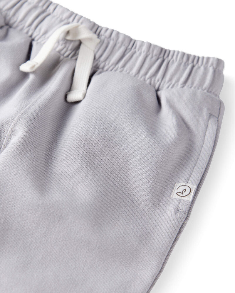 Baby 2-Pack Organic Cotton French Terry Sweatpants, image 3 of 7 slides