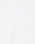 Girls Pique Long-Sleeve Uniform Polo Shirt - White, image 2 of 3 slides