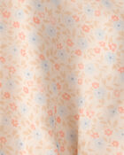 Girls Floral Smocked Dress - Pink, image 4 of 5 slides