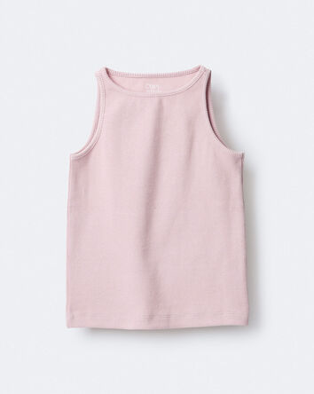 Toddler Girl Ribbed Tank Top - Pink, 