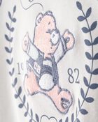 Girls Care Bear Long-Sleeve Top - White, image 3 of 5 slides