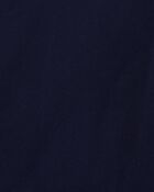 Kid Stretch Chino Uniform Shorts - Navy, image 3 of 4 slides