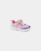 Tout-petit fille - Chaussures sportives, fleurs et papillons - Mauve/Rose, image 1 sur 7 diapositives