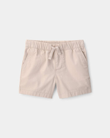 Baby Boy Canvas Shorts - Khaki, 