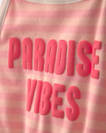 Filles - Barboteuse en jersey bouclette &laquo;Paradise Vibes&raquo;, 