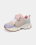 Toddler Girl Athletic Sneakers - White/Pink, image 6 of 6 slides