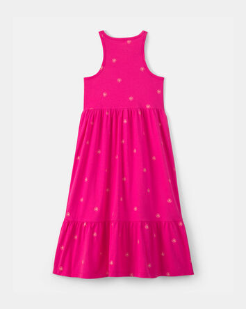 Girls Sunshine Sleeveless Maxi Dress - Pink, 