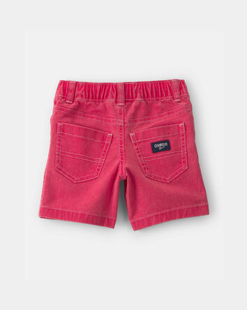 Toddler Boy Stretch Twill Shorts - Red, 