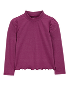 Kid Lettuce-Hem Mock-Neck Top, image 1 of 3 slides