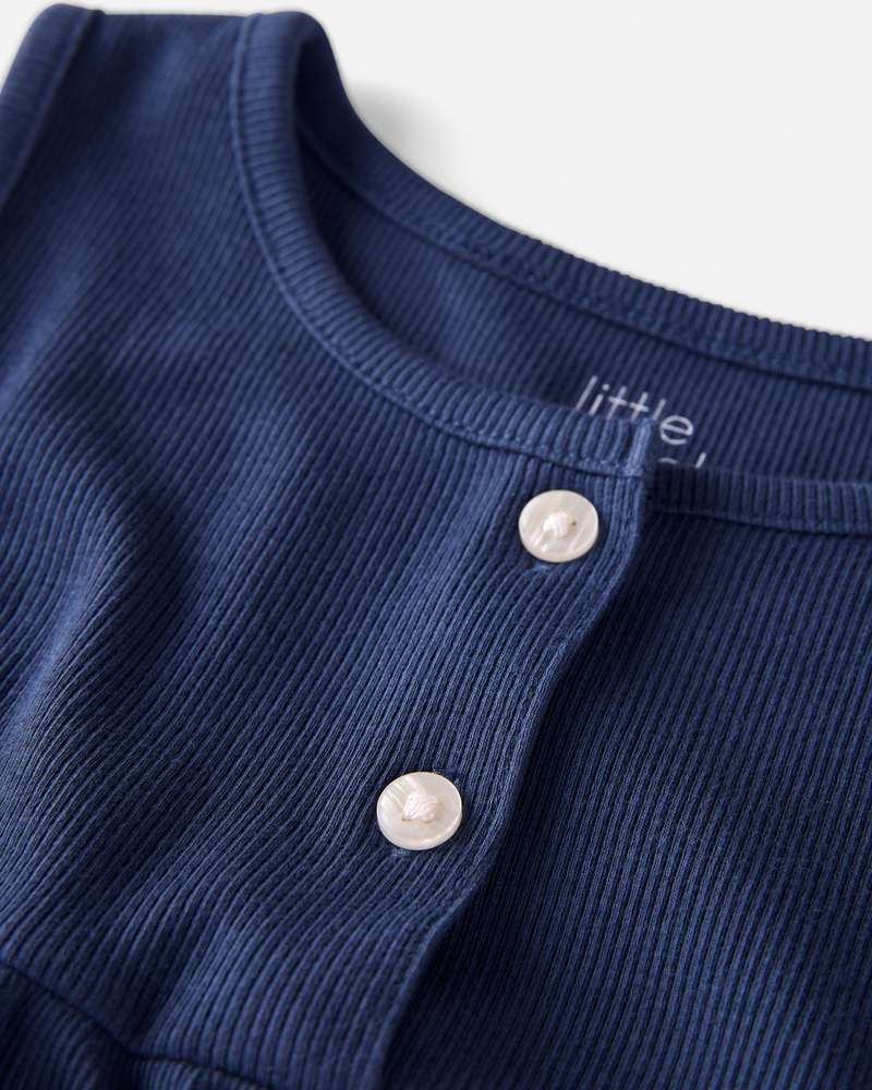 Kid 2-Pack Organic Cotton Knit Tanks, image 2 of 5 slides