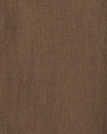 Toddler Boy Long-Sleeve Button-Down Shirt - Brown, 