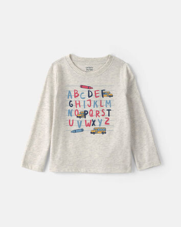 Toddler Boy Long-Sleeve Graphic Tee - Gray, 