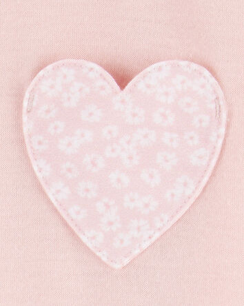 Toddler Girl 2-Piece Heart Loose Fit Pyjamas, 
