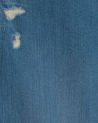 Girls Cropped Wide-Leg Jeans - Medium Wash, image 3 of 4 slides
