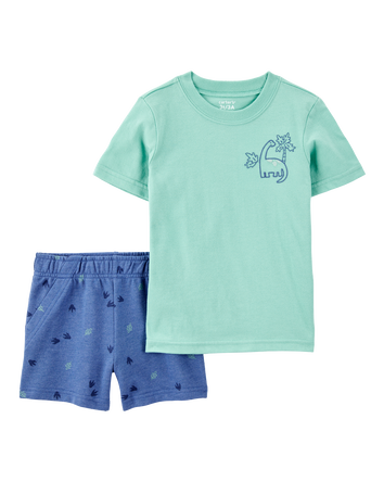 Toddler 2-Piece Dinosaur Outfit Set, 